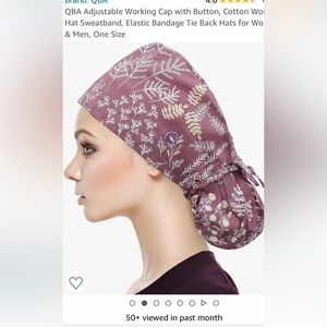 QBA surgical scrub cap